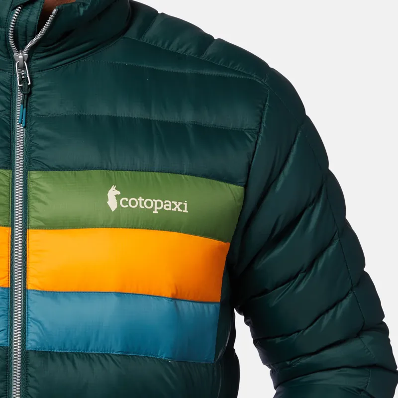 Cotopaxi Mens Fuego Down Jacket - Dark Forest Stripes-7